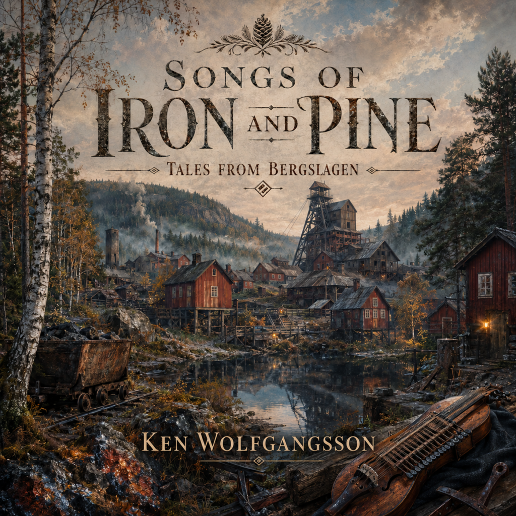 Album cover: Songs of Iron and Pine – Tales from Bergslagen.
