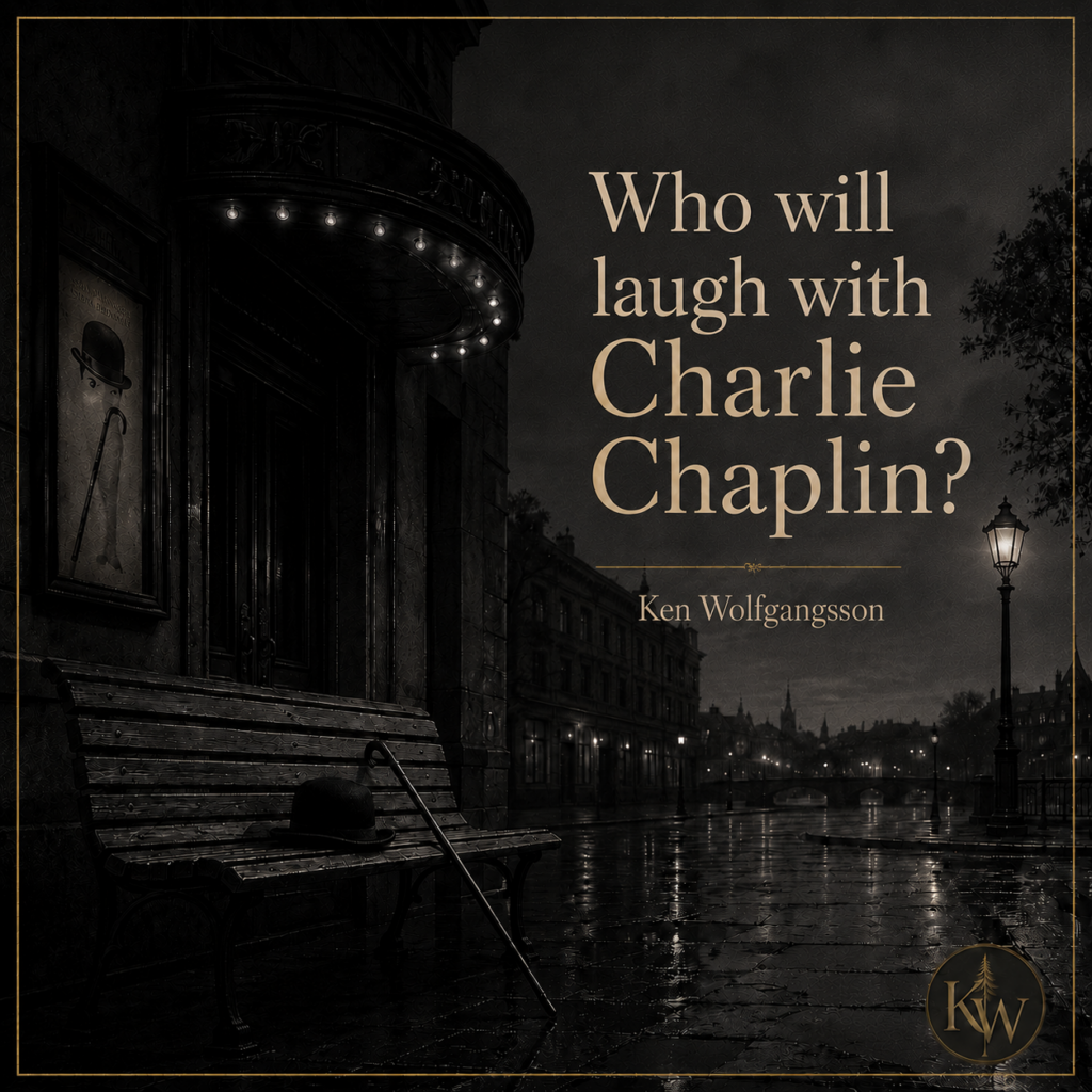 Album cover: Who will laugh with Charlie Chaplin?