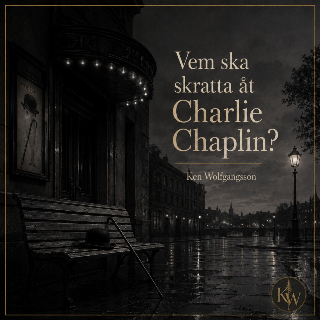 Album cover: Vem ska skratta åt Charlie Chaplin?